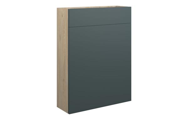Clarence 600mm Slim WC Unit - Matt Green Camo (Oak Cab)